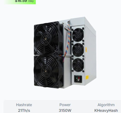 Bitmain Antminer KS5 Pro 21Th 3150W KHeavyHash Antminer