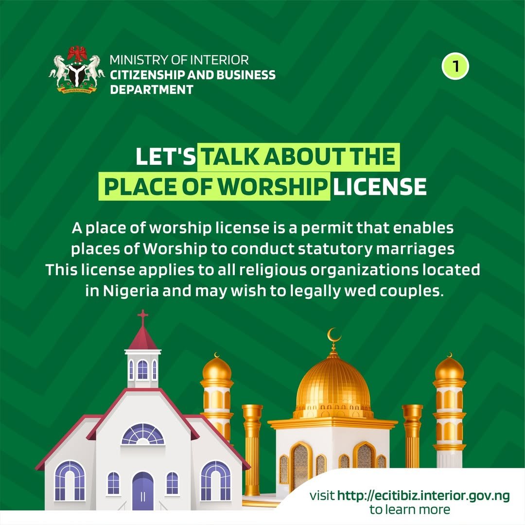 How to Obtain a Place of Worship License in Nigeria?