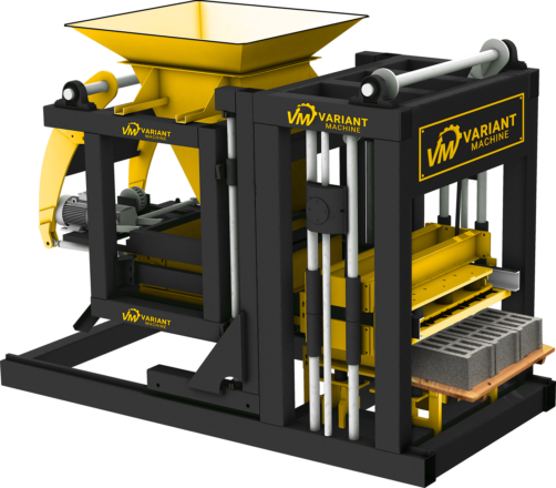 CONCRETE BLOCK, PAVER AND CURBSTONE MAKING MACHINE(SET) ONLY 30.000 USD