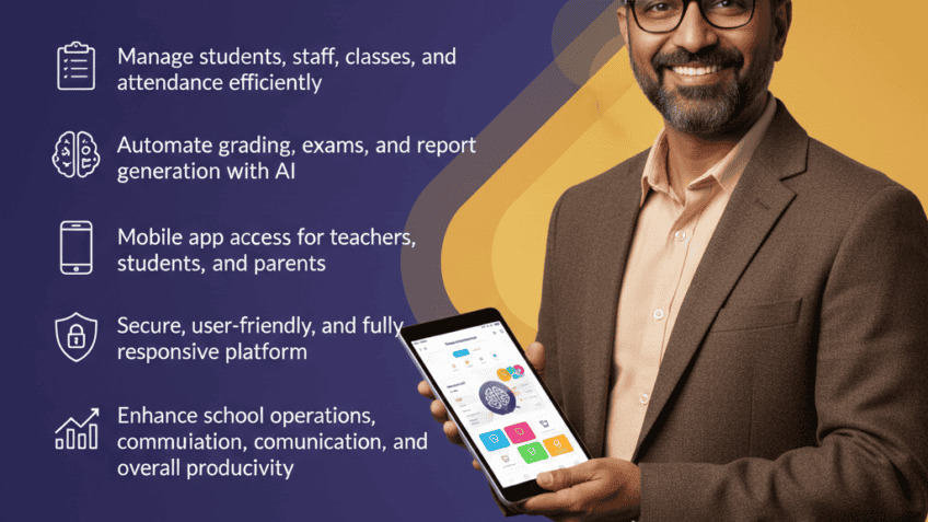 School Management System with AI & Mobile App