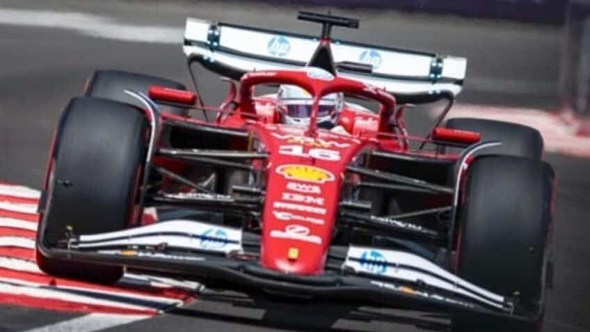Look Smart Ferrari SF-25 – 2025 Monaco Grand Prix – #16 Charles Leclerc 1:12 Model Car