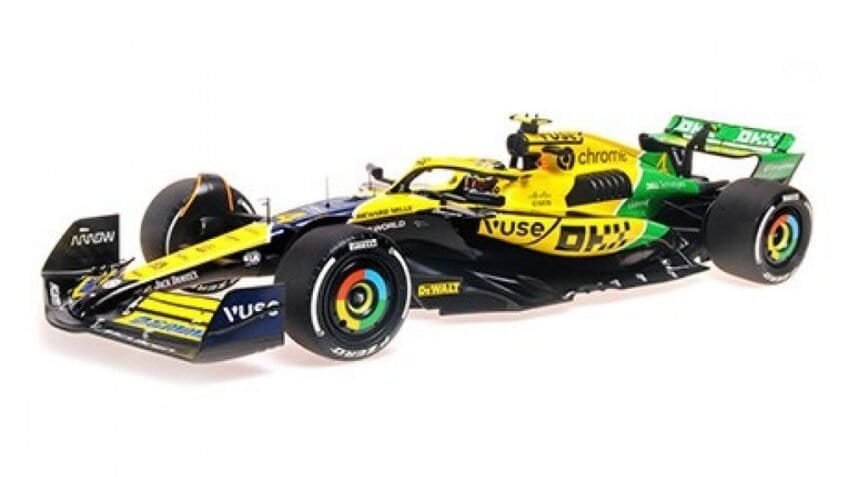 Minichamps McLaren MCL38 – 2024 Monaco Grand Prix – #4 L. Norris 1:12 Model Car