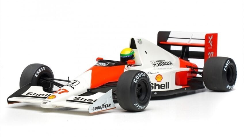 Minichamps McLaren MP4/5B – 1990 – #27 A. Senna 1:12 Model Car