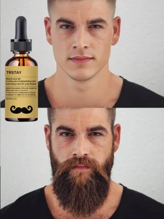 Essential Oil Beard Treatment for Men Instantly Tames Knotting and Tangles Restores Smoothness Nourishes for Silky Soft Feel Per