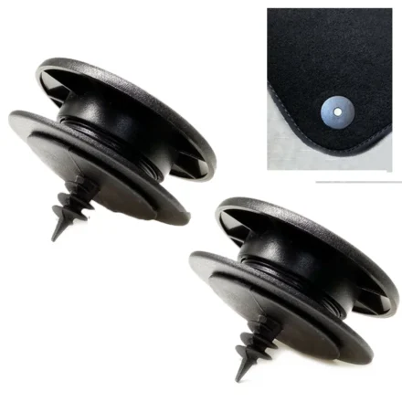 2pcs Auto Fastener Car Floor Mat Carpet Fixing Grips Floor Holder Anti Skid Fastener Retainer Mats Fitting Clips Auto Parts