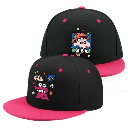 Crayons Shin-chan High Quality Baseball Cap Women Adjustable Snapback Sunhat Hip Hop Trucker Dad Hat Outdoor Sport Flat Brim Cap