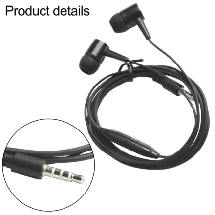 In-Ear Earbuds With Built-in Mic Bass Wired Noise Cancellation Headphone Gaming Headset Earphones For Mobile Phone Computer