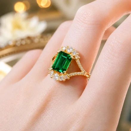 Vintage Ornament Design Women Engagement Ring Inlaid with Shiny Cubic Zirconia, Luxury Aesthetic Wedding Ring, Bridal Ring, Bridesmaid Ring, Elegant Dress Jewelry for Daily Wear, Beach & Evening Party, Perfect Mother’s Day Gift