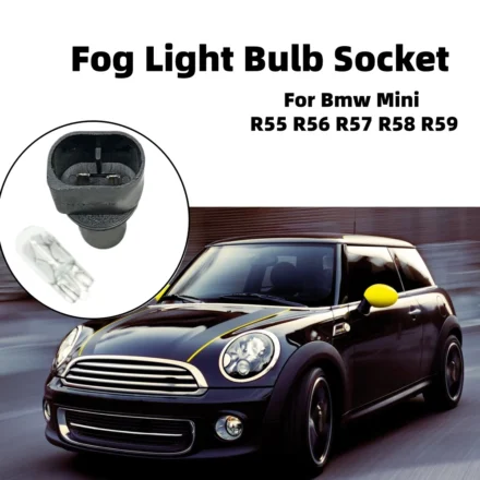 Car Fog Light Bulb Socket With Bulb 63172751295 Side Light Holder Car Light Base Accessories For Bmw Mini R55 R56 R57 R58 R59