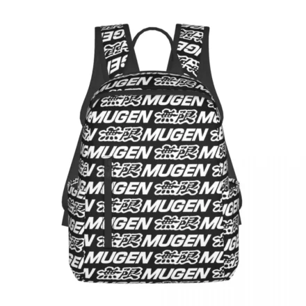 Mugen Power Backpack Daypack Children BookBag School Bag Shoulder Bags for Men Women