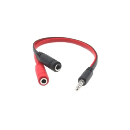 Not Easily Broken 1 Male To 2 Female 3.5 Jack Audio Splitter Cable 1 Female To 2 Male Adapter Cord PVC Audio Cable Smart Phone