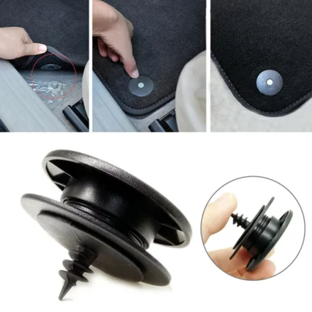 Practical Clips Set Mats Fitting Clips Set Mats Fitting Replacement Spare Accessories For All Car Car Fixing Grips Floor