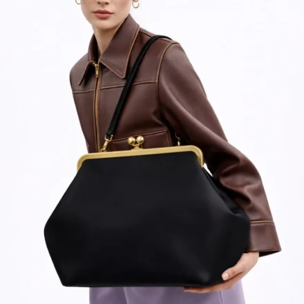 Branded Women’s Shoulder Bag Exquisite Irregular Design Seashell Handbag Luxury Large Capacity Clip Clutch Elegant Evening Bag
