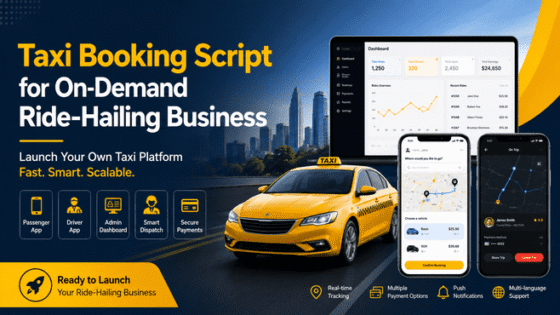 Taxi Booking Script for On-Demand Ride-Hailing Business