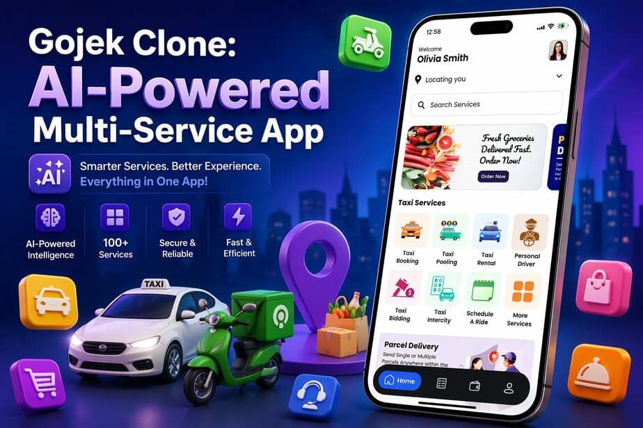Gojek Clone – Multi Services App Development
