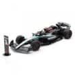 spark mercedes f1 w15 w flag 1st 2024 british grand prix 44 lewis hamilton 1 12 model car e1