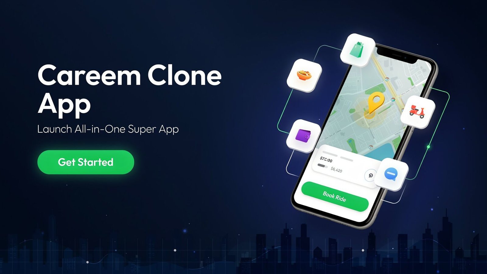 Careem Clone App: Launch All-in-One Super App
