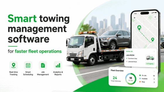 Smart towing management software for faster fleet operations