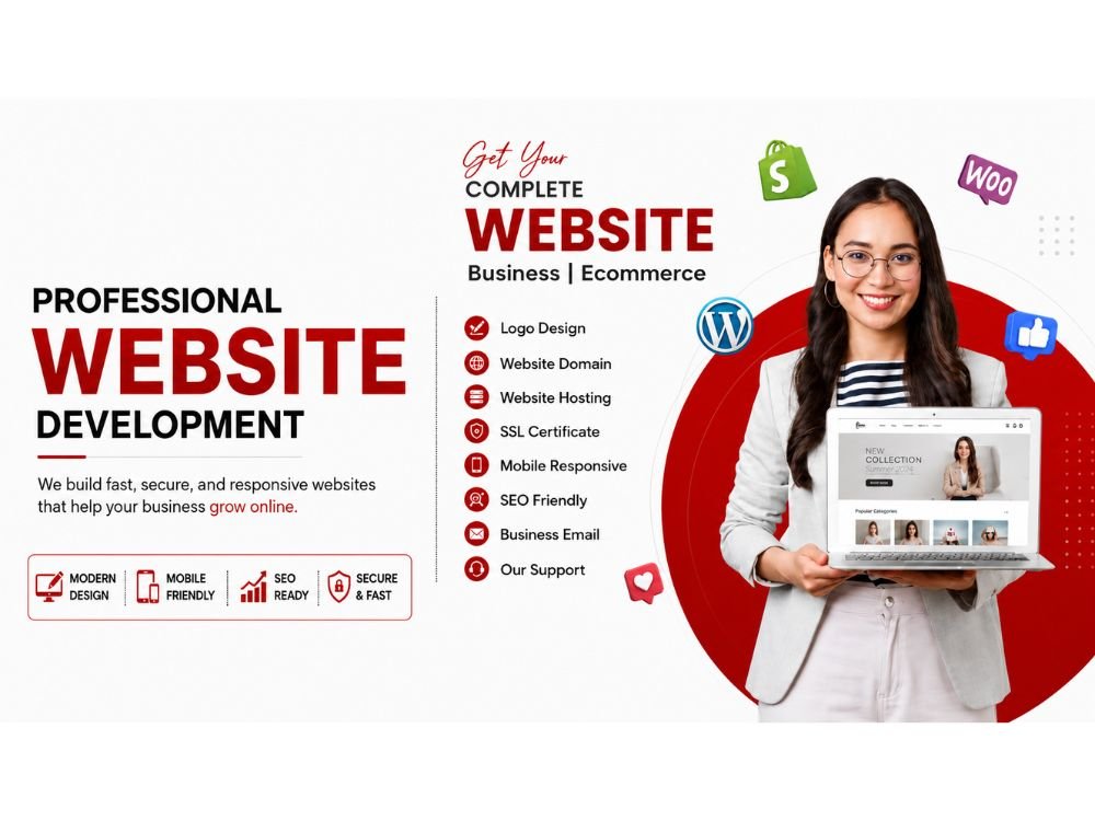Professional Website Development for Business & eCommerce