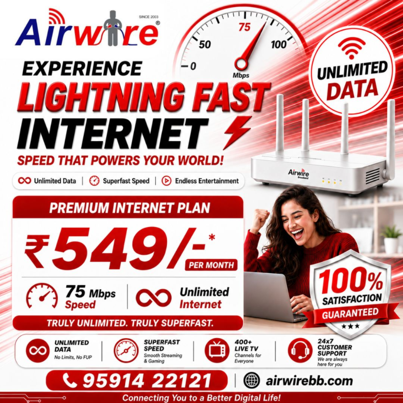 Cheapest wifi plans Bangalore