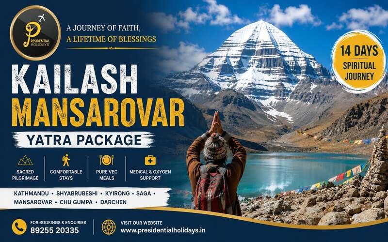 Mount Kailash Mansarovar Yatra 2026 – Begin the Pilgrimage of a Lifetime with Presidential Holidays