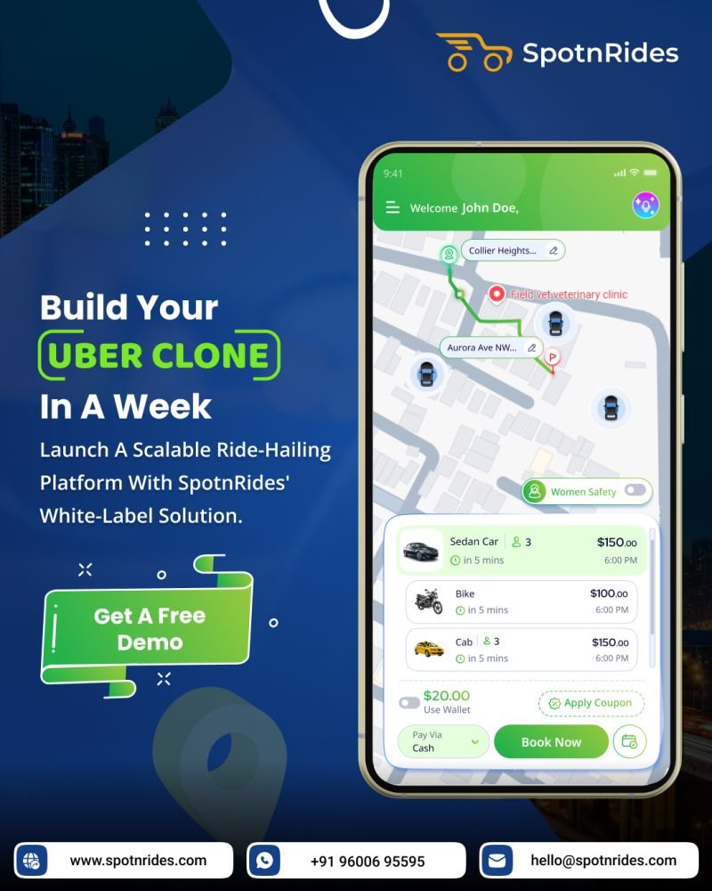 Uber Clone for Modern Ride Hailing Businesses