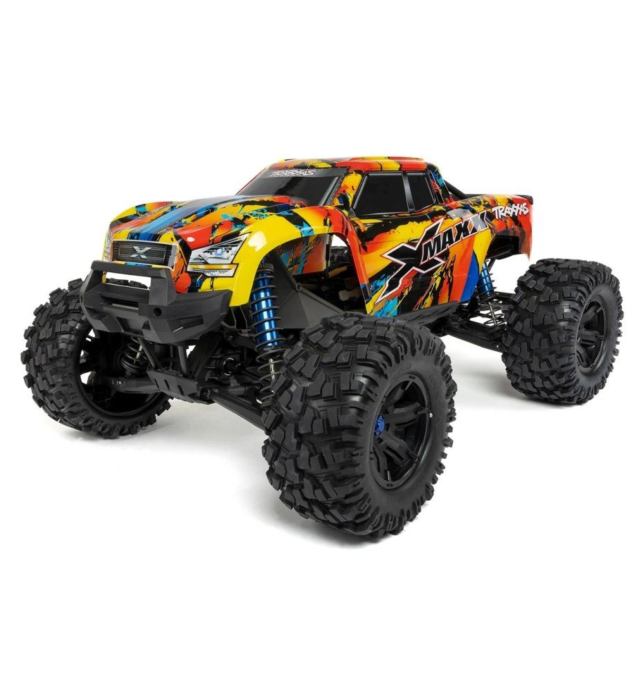 Traxxas X-Maxx 8S 4WD Brushless RTR Monster Truck (Solar Flare) w/2.4GHz TQi Radio & TSM