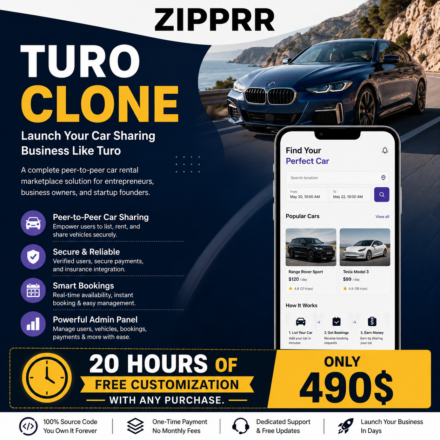 What’s the Real Price of a Car Sharing Script? Zipprr $490