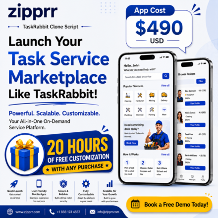 How Fast Can a Zipprr Taskrabbit Clone Script Launch?