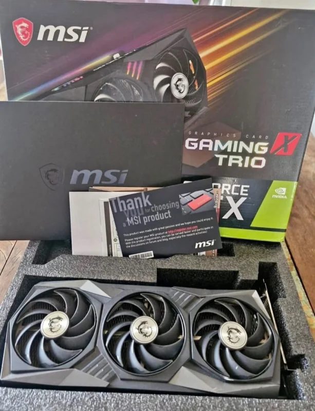 Brand new original GEFORCE RTX 3060 TI GAMING X TRIO/ GEFORCE RTX 3090 / GEFORCE RTX 3060
