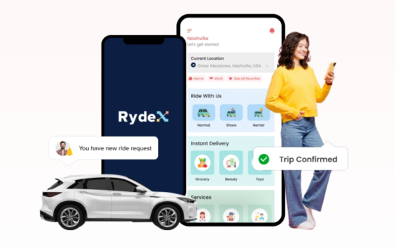 Uber Clone – Taxi Booking App
