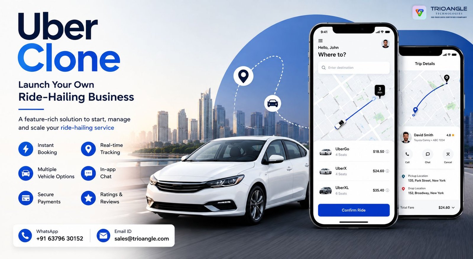 Uber Clone Script 2026 | Launch Your Ride-Hailing App
