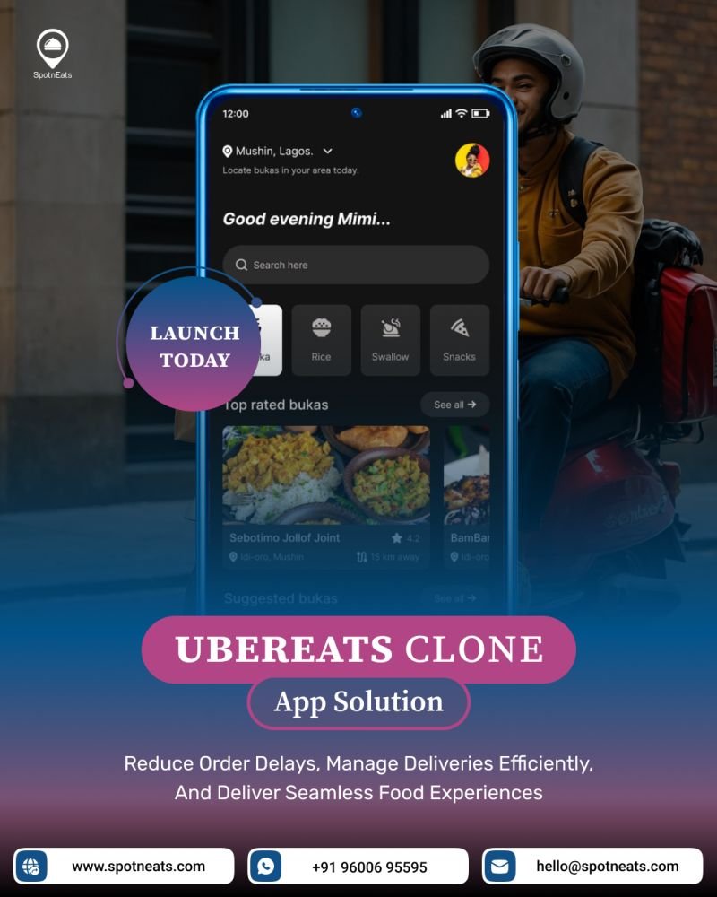Launch a Multi-Restaurant Delivery Platform with an Uber Eats Clone