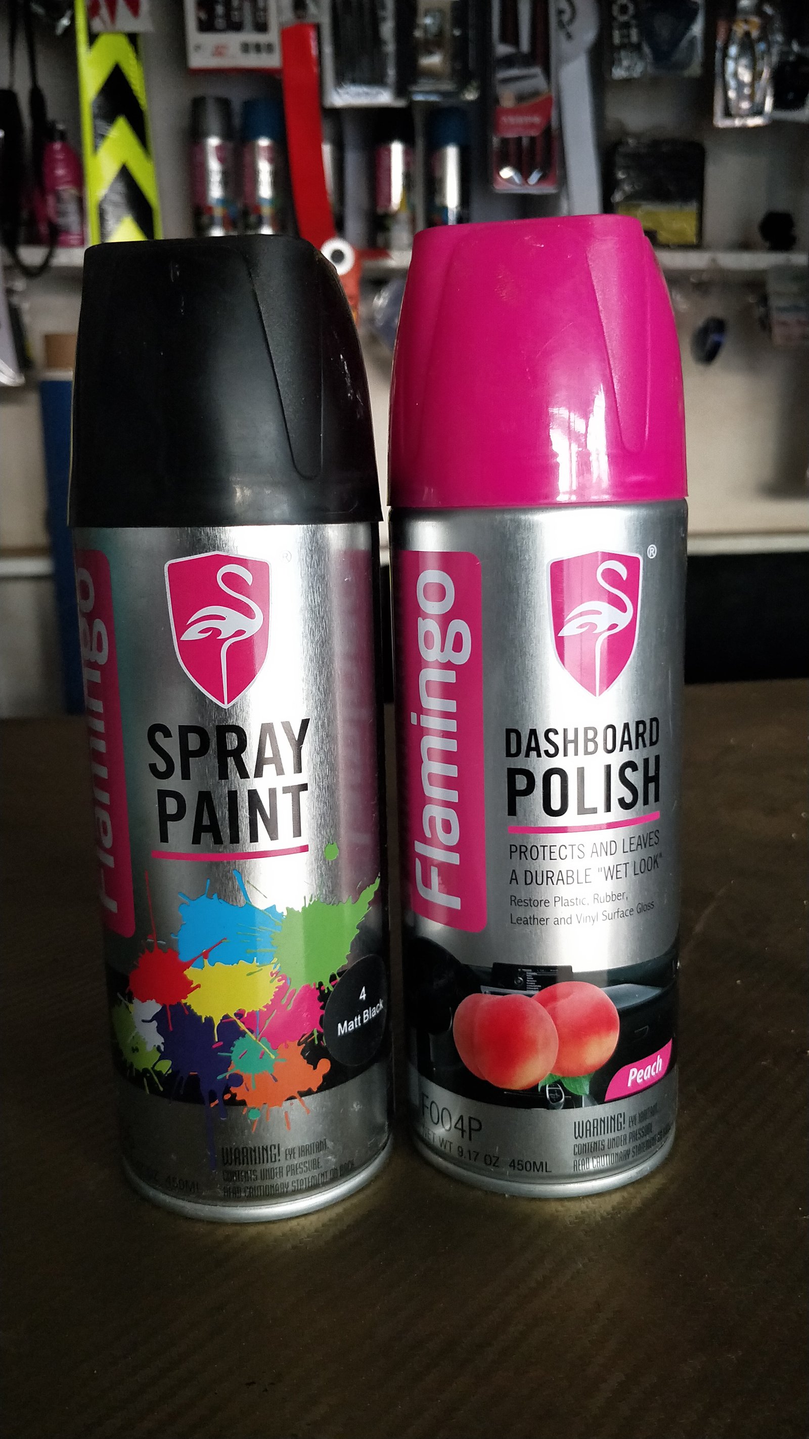 Flamingo Dashboard Spray