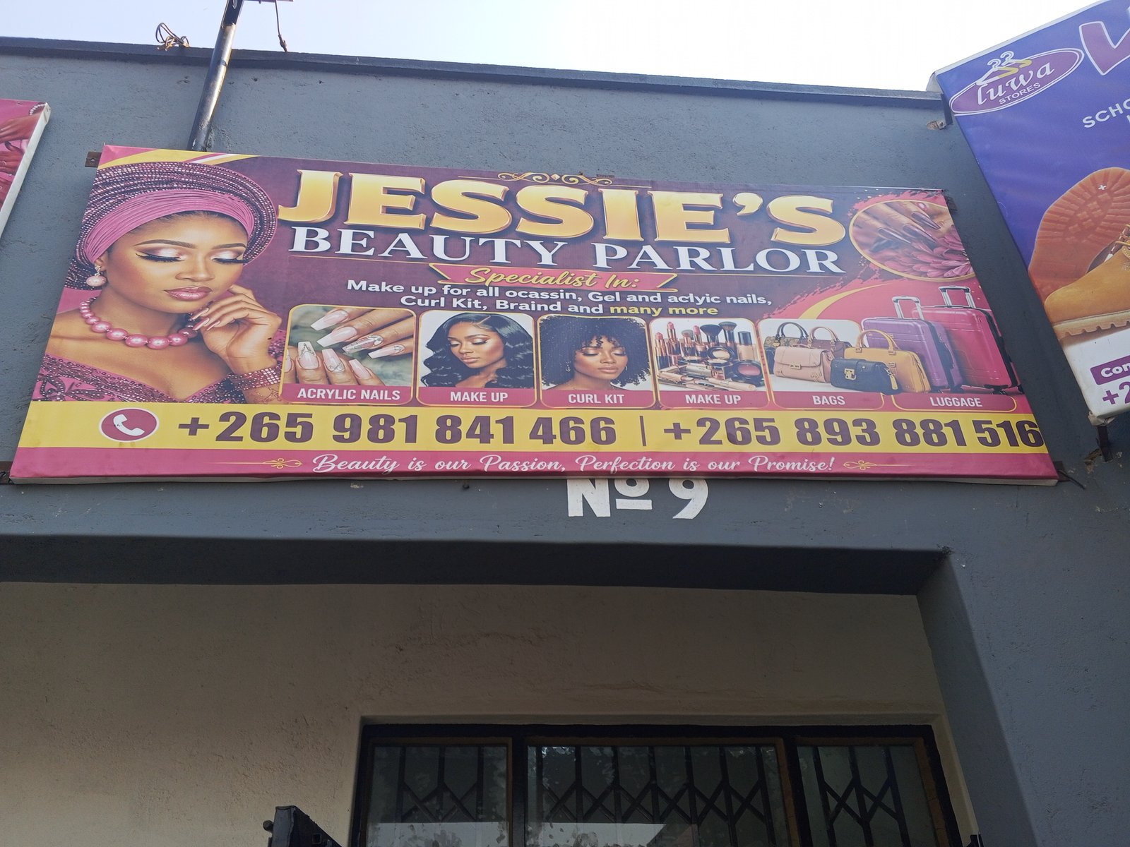 Jessie's beauty parlor and cosmetics