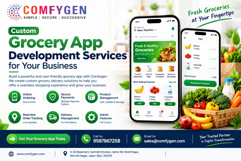Custom Grocery App Development Services for Your Business