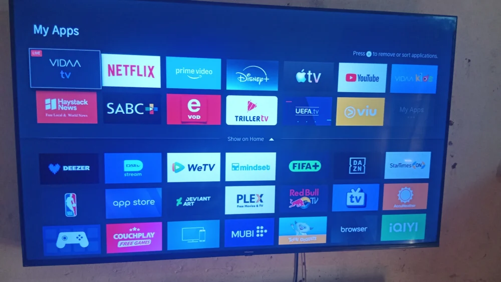 hisense 55 inch smart tv