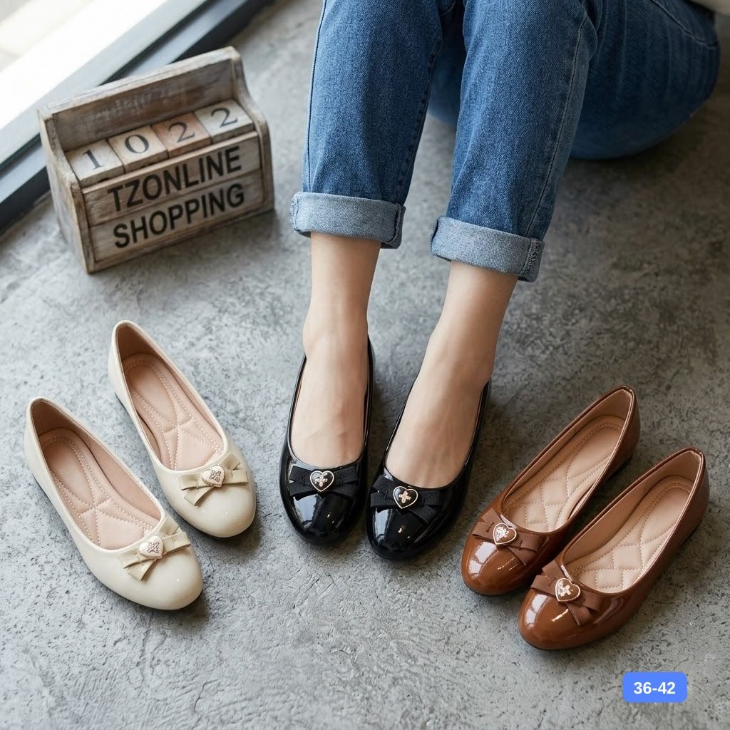 Flat shoes available
