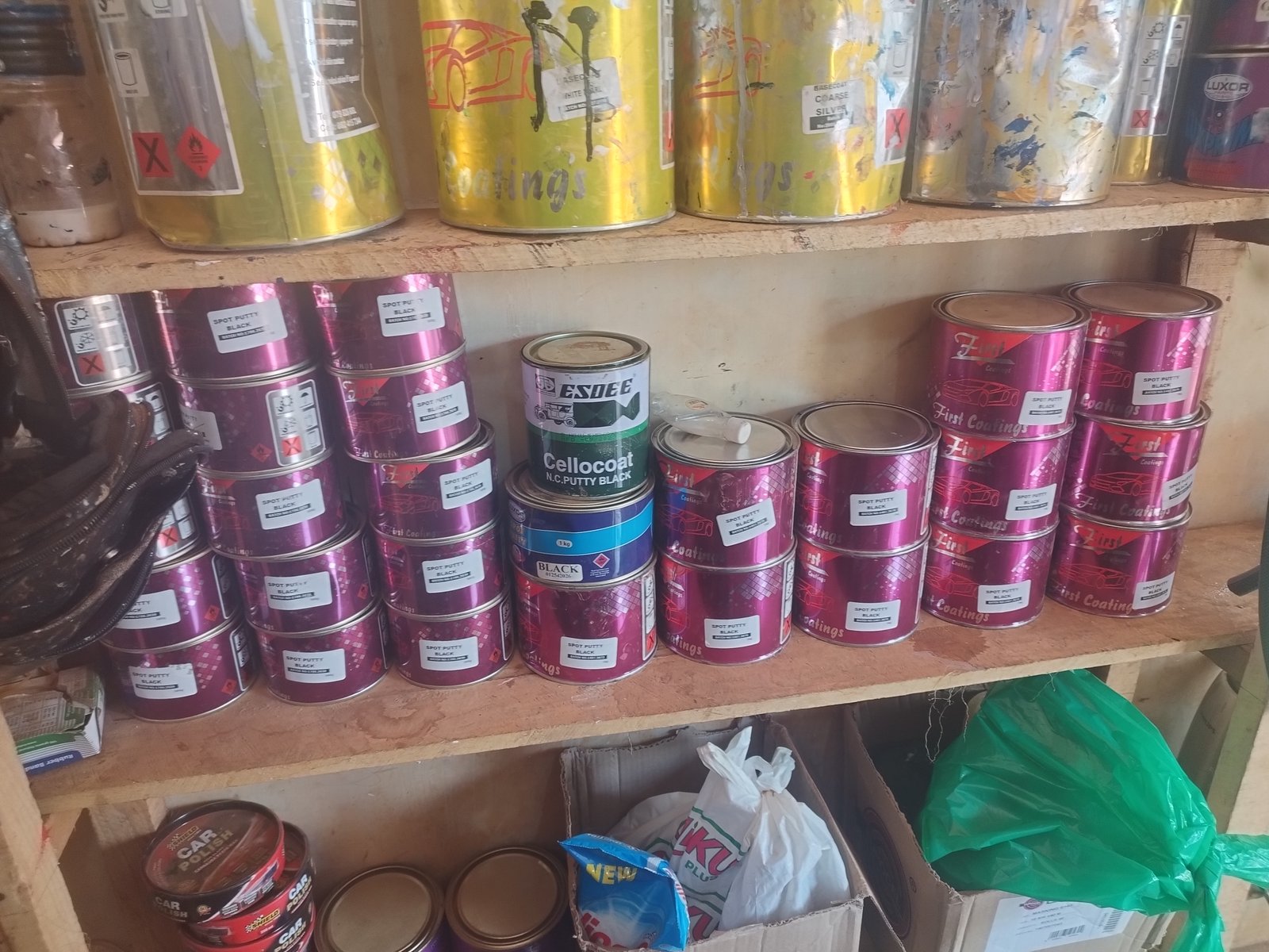 Base coat paint