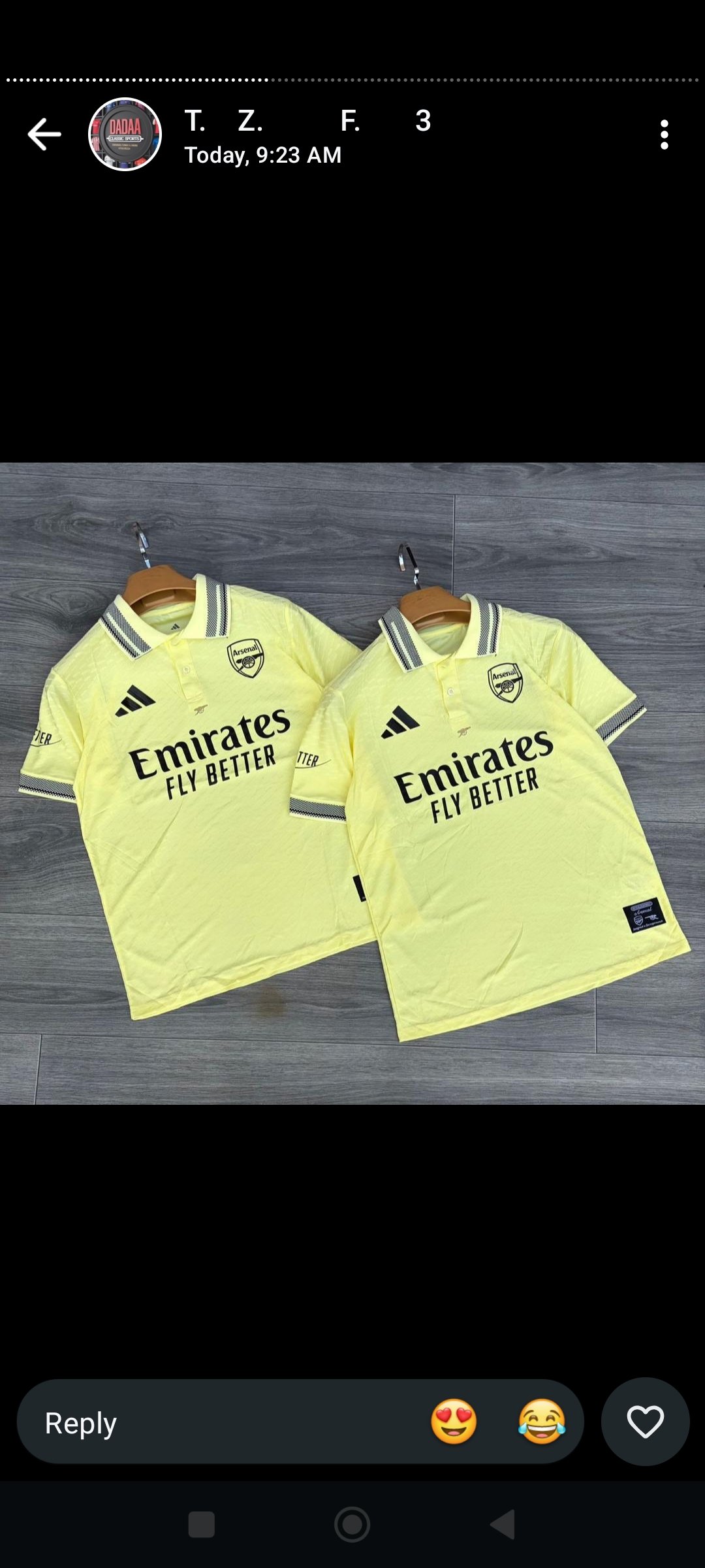 Arsenal jersey for sale