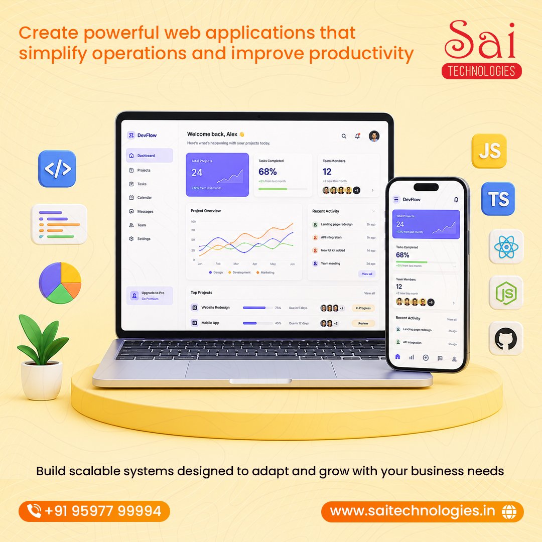 Need a Smarter Digital Solution? Custom Web App Development by Sai Technologies