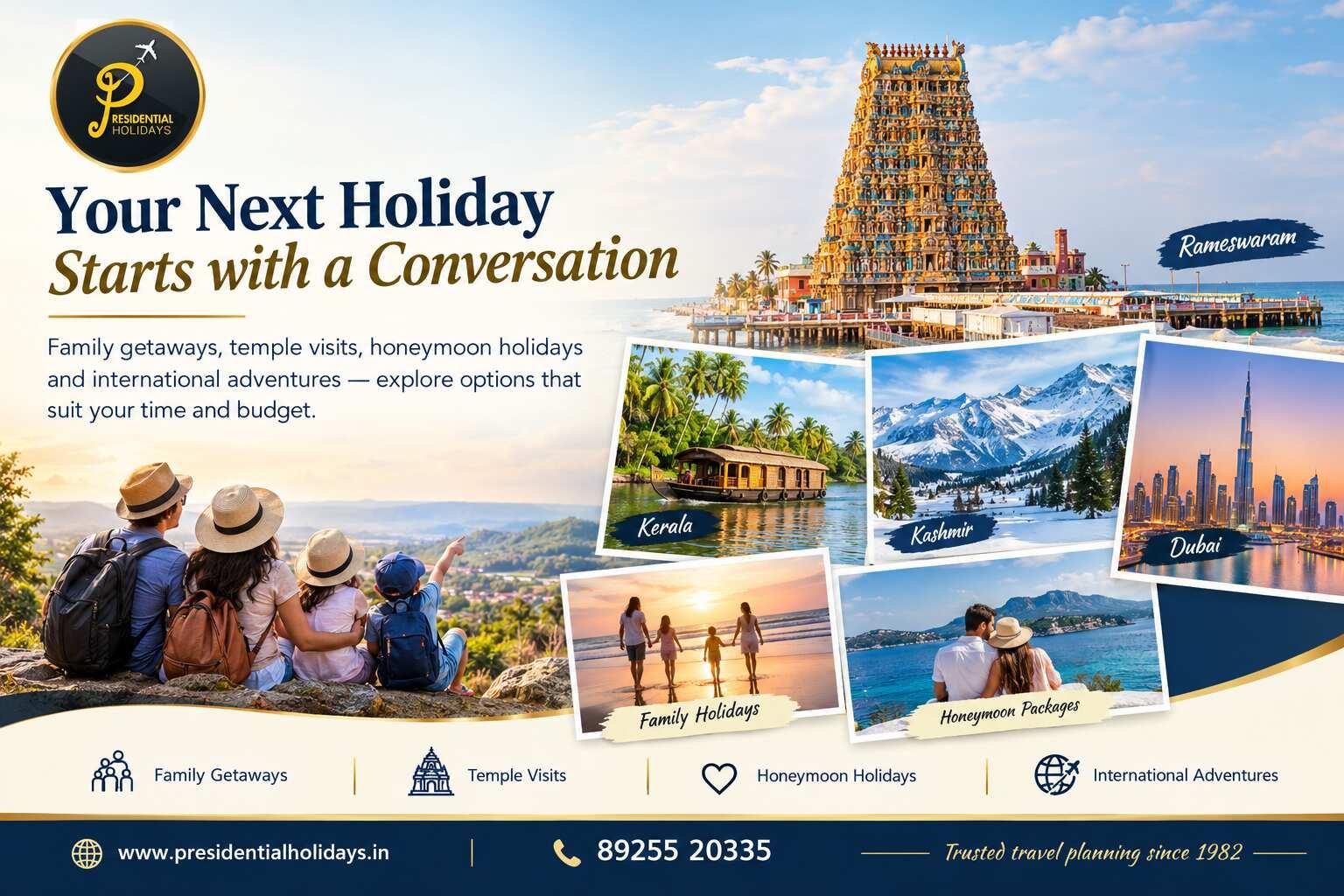Take the Next Step Towards a Well-Planned Holiday with Presidential Holidays